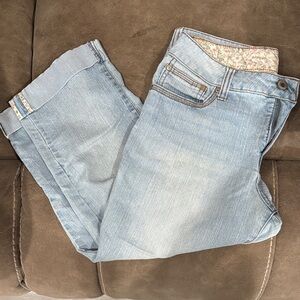 Light Blue Women's capris